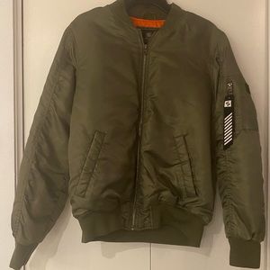 SouthPole Army Green Bomber Jacket
